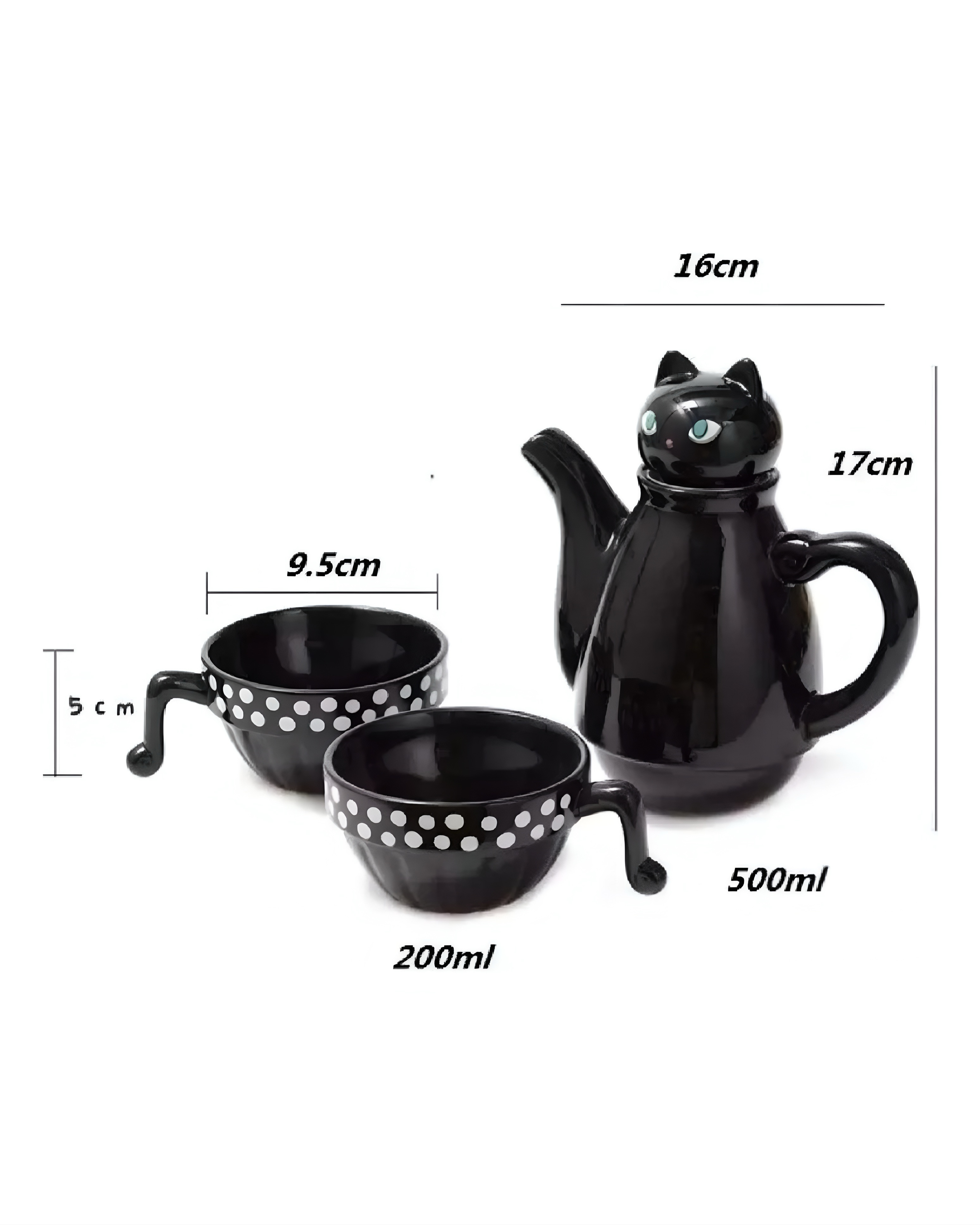 Juego de Té Gato Negro 2
