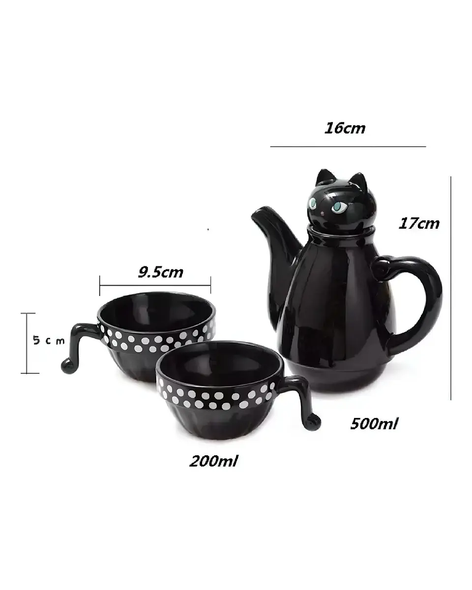 Juego de Té Gato Negro 2