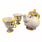 Set Tetera y 2 tazas Sra Potts Y Chip Bella y Bestia - Miniatura 1