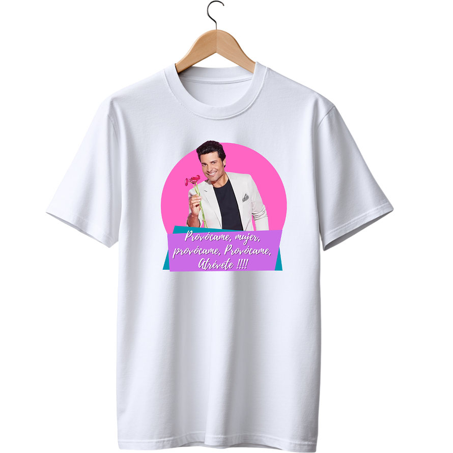 Chayanne White Tee 1