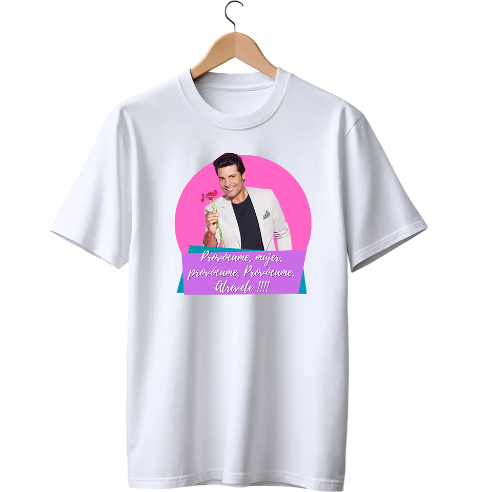 Chayanne White Tee 1