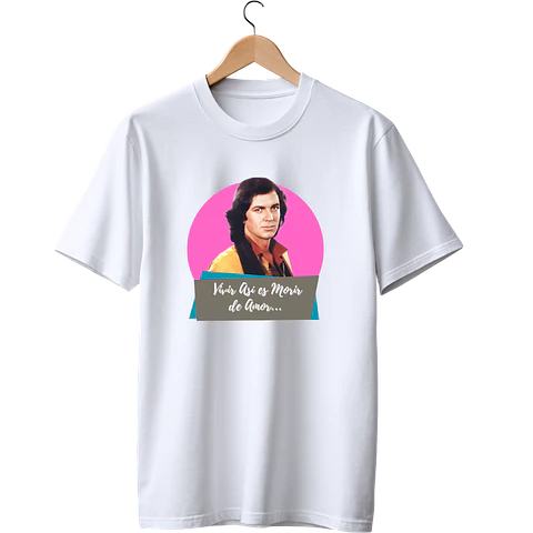 Camilo Sesto White Tee