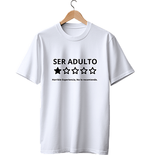 Ser Adulto White  Tee