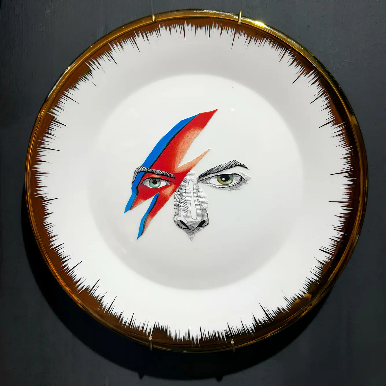Plato Decorativo Bowie Rayo 1