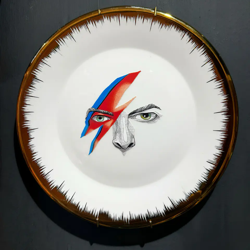 Plato Decorativo Bowie Rayo 1