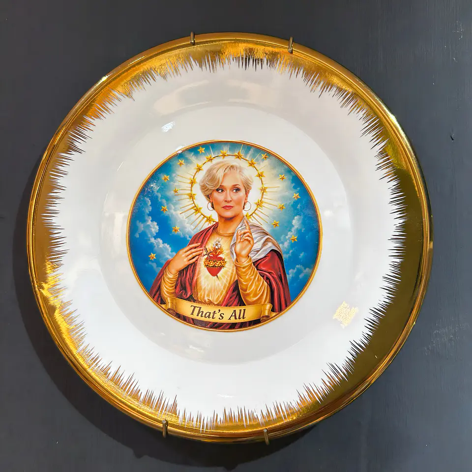 Plato Decorativo  Miranda  Priestly 1