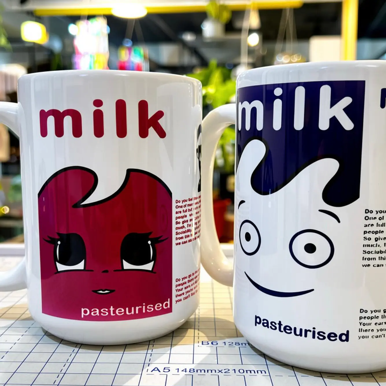 Tazones Milky Coffee & T.v 1