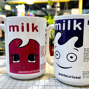 Tazones Milky Coffee & T.v