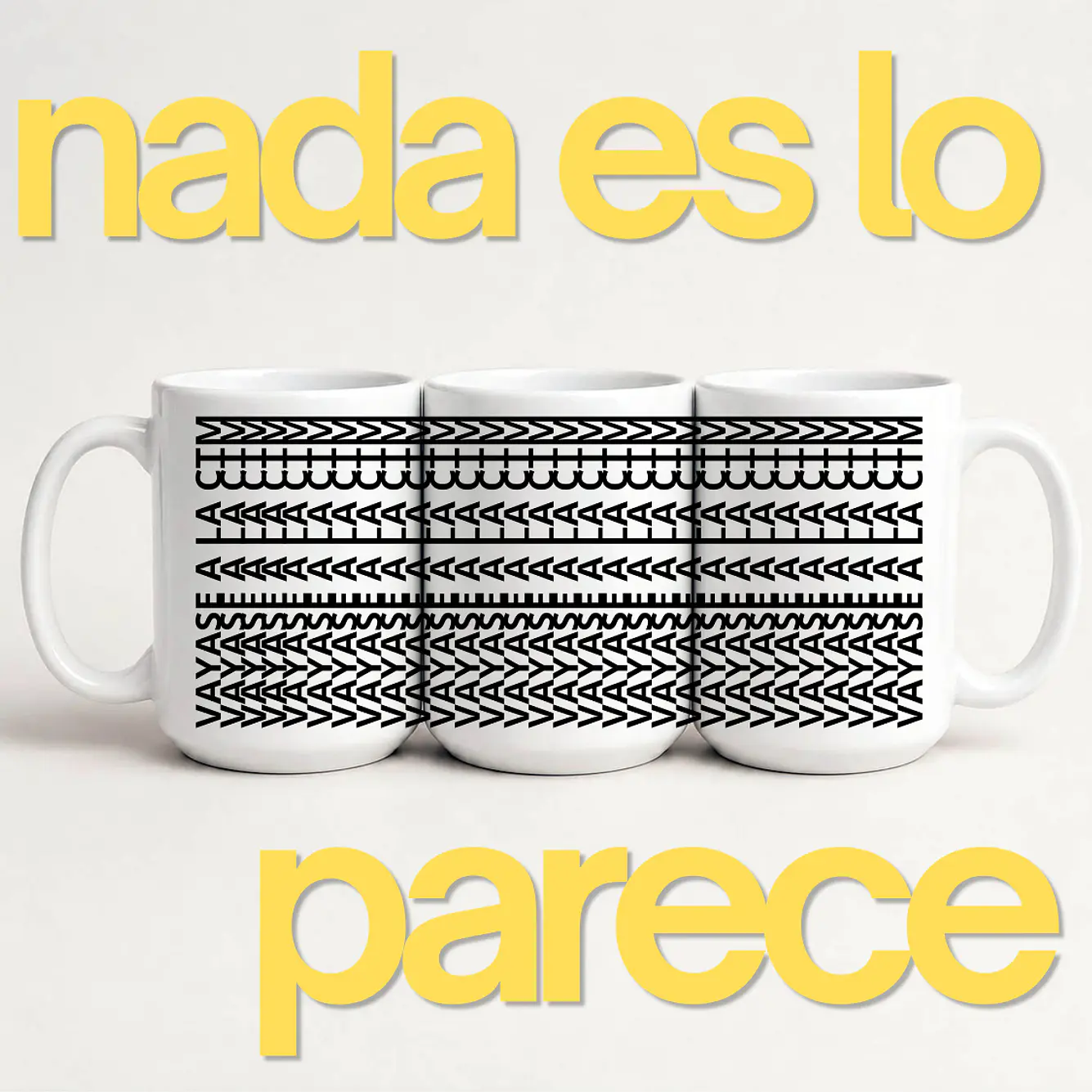 Tazones Nada es lo que Parece  (Gira la Cabeza) 1