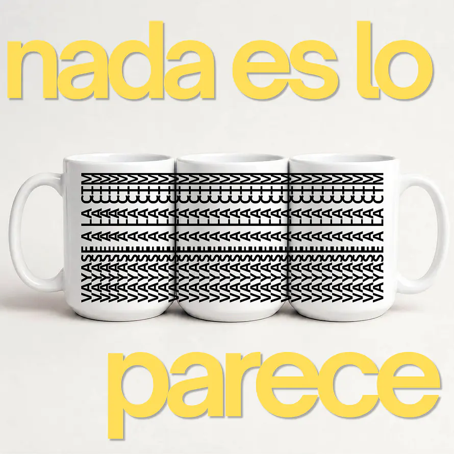 Tazones Nada es lo que Parece  (Gira la Cabeza) 1