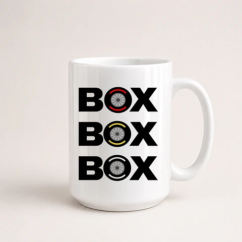 Tazón Formula 1 Box Box Box 
