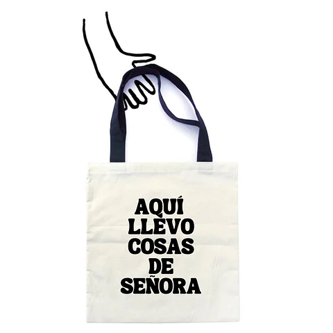 Totebag Aqui Llevo Cosas de Señora Totebag