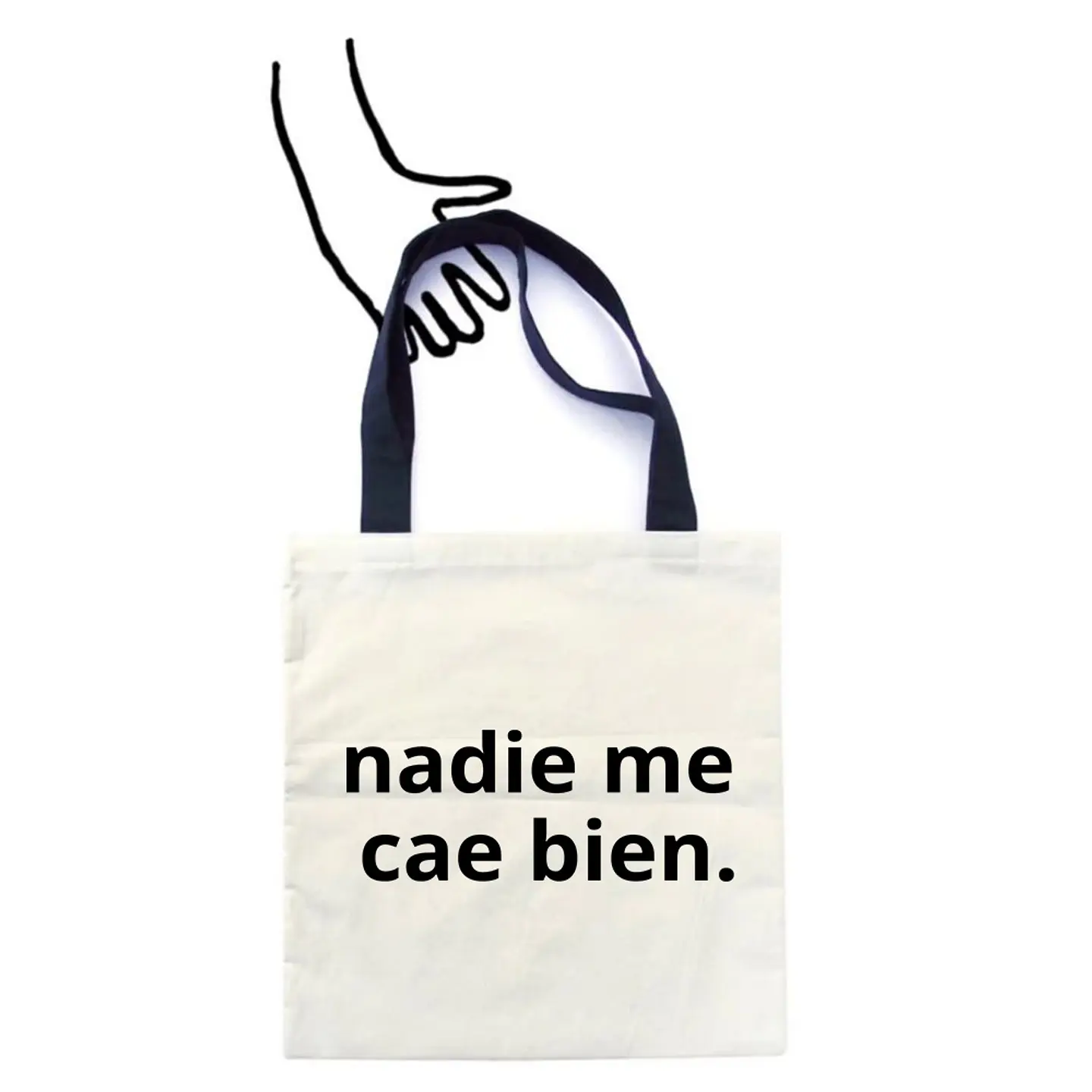 Totebag Nadie Me Cae Bien  1