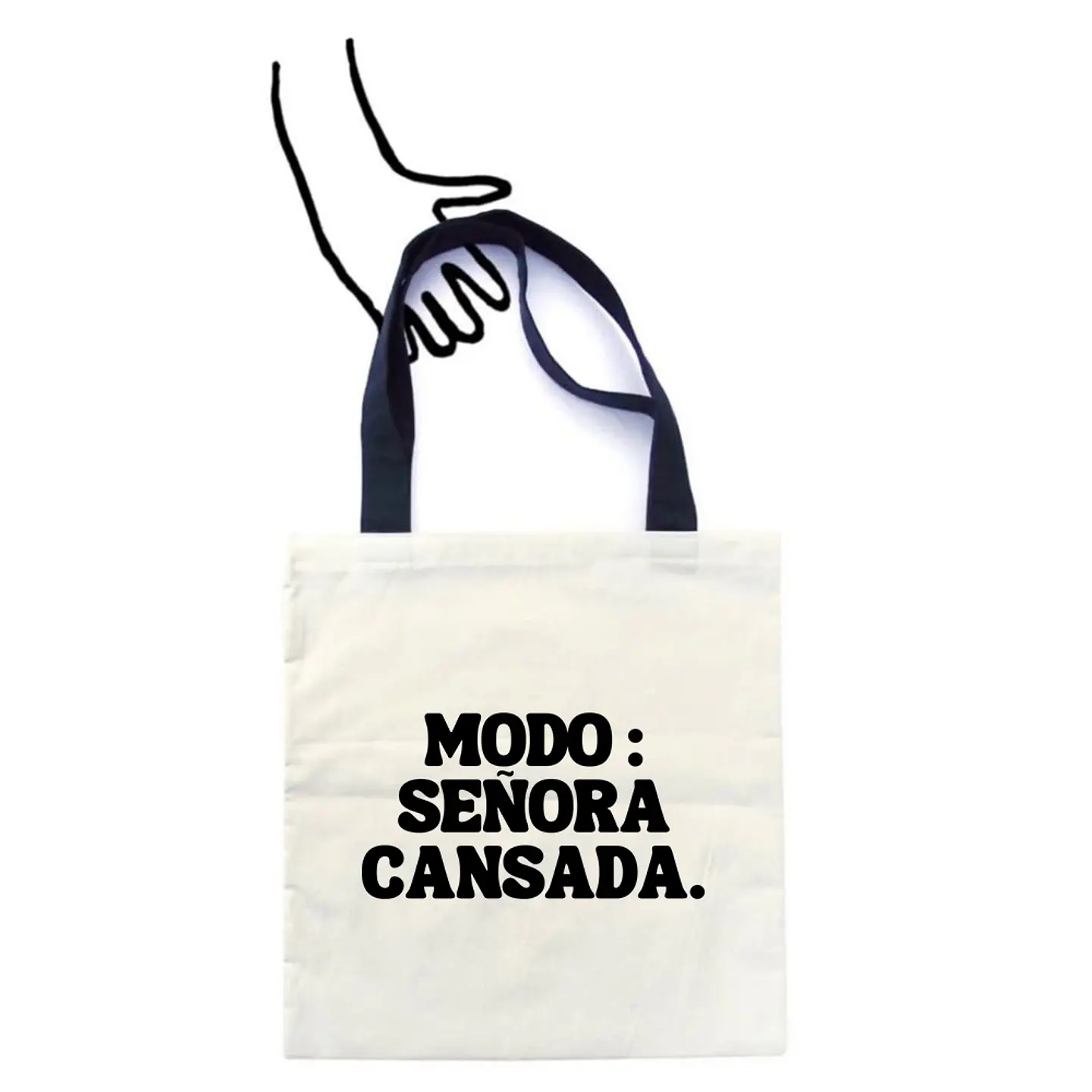 Totebag Modo : Señora Cansada  1