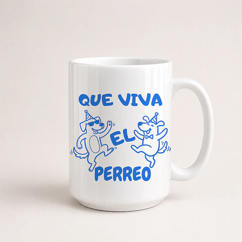 Tazón Que Viva El Perreo