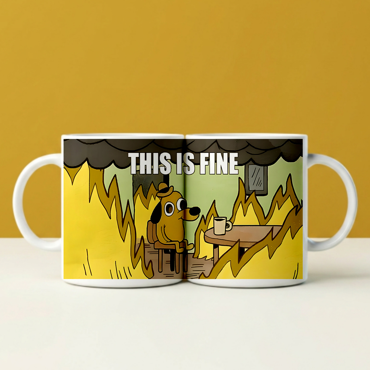 Tazón This is Fine  1