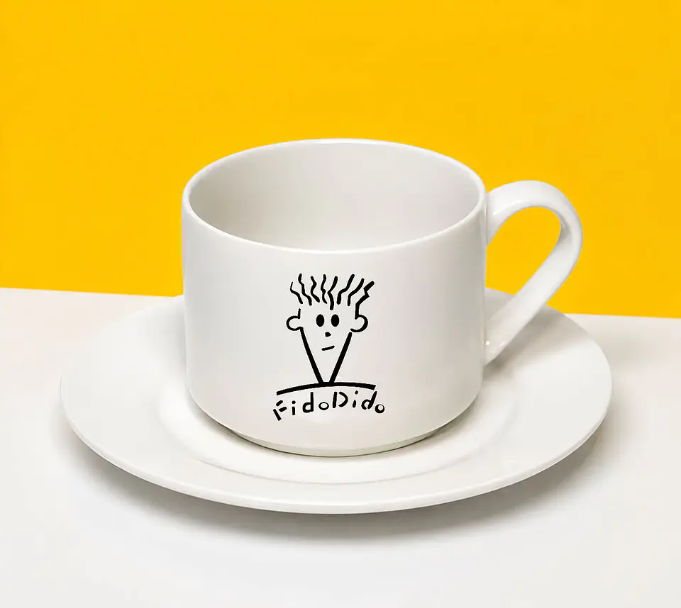 Taza con Platillo Fido Dido 1