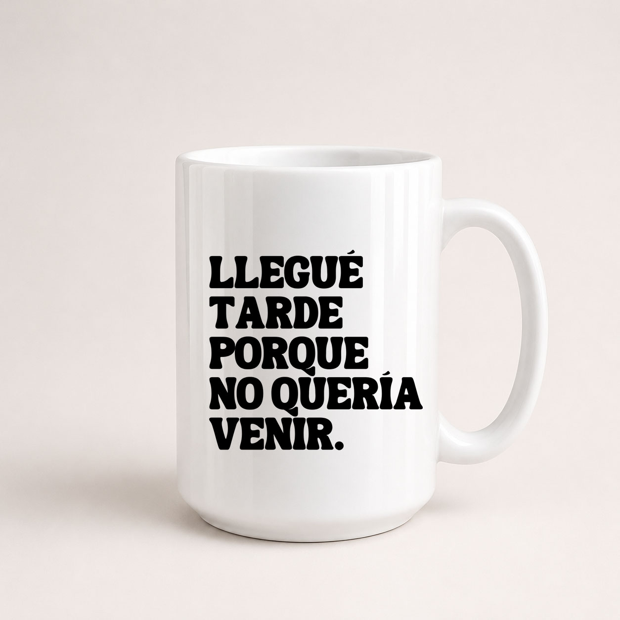 Tazón Llegué Tarde  1