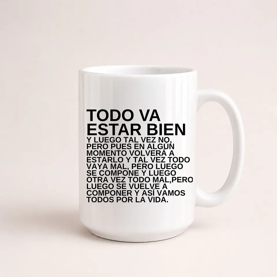 Tazón Todo Va Estar Bien  1