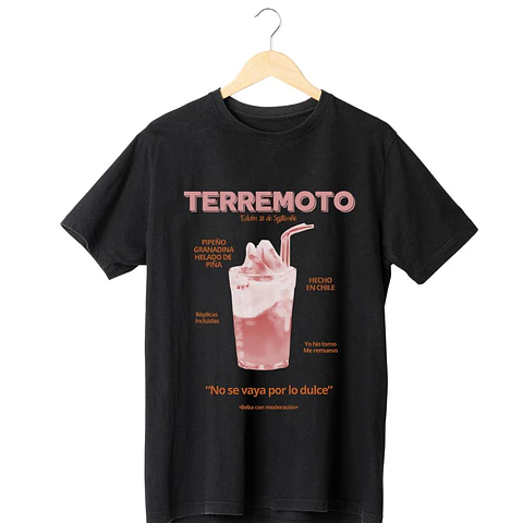 Polera Terremoto Edición Limitada 
