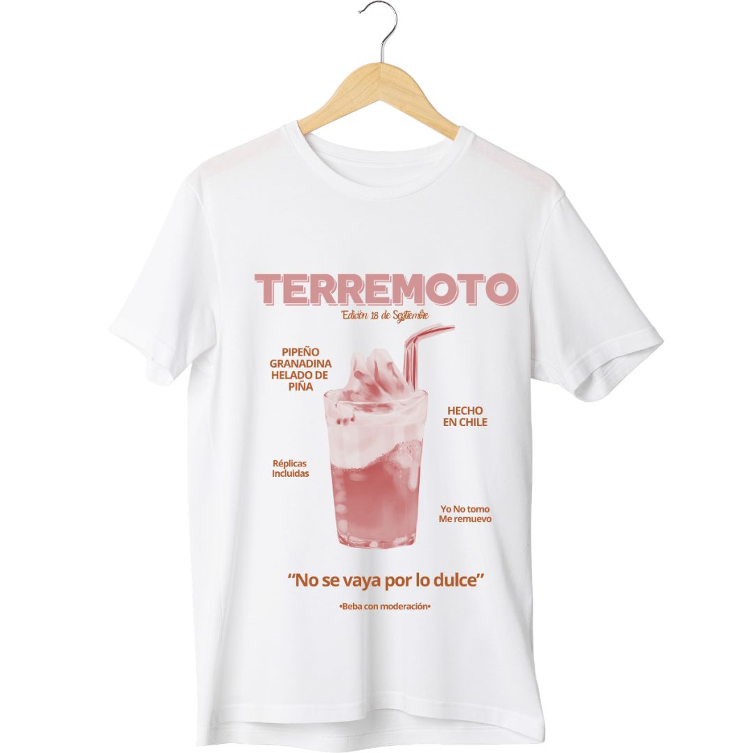Polera Terremoto Edición Limitada  2