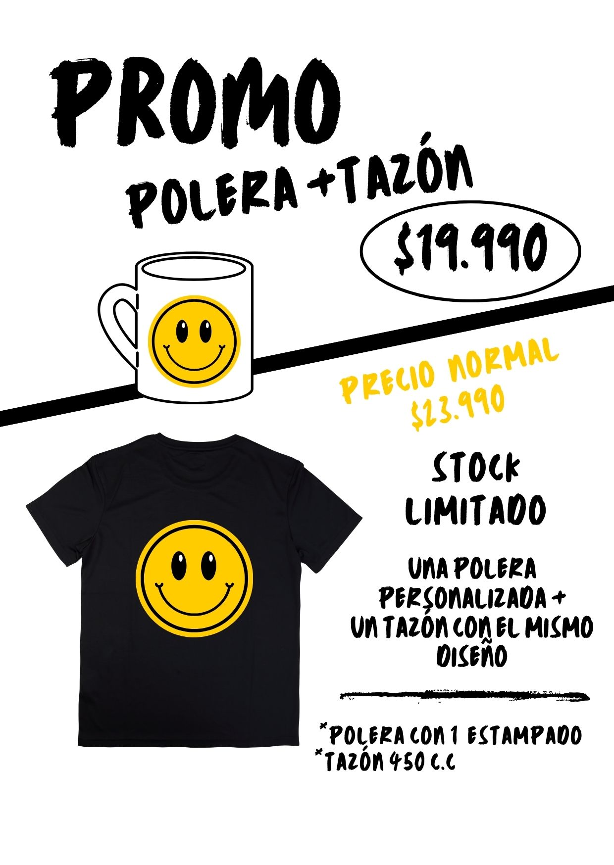 👕☕ PROMO POLERA + TAZÓN 1