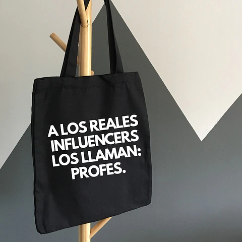 Totebag A los Reales Influencer los Llaman Profes