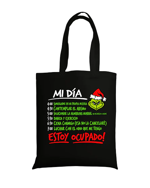 Totebag Grinch Lista