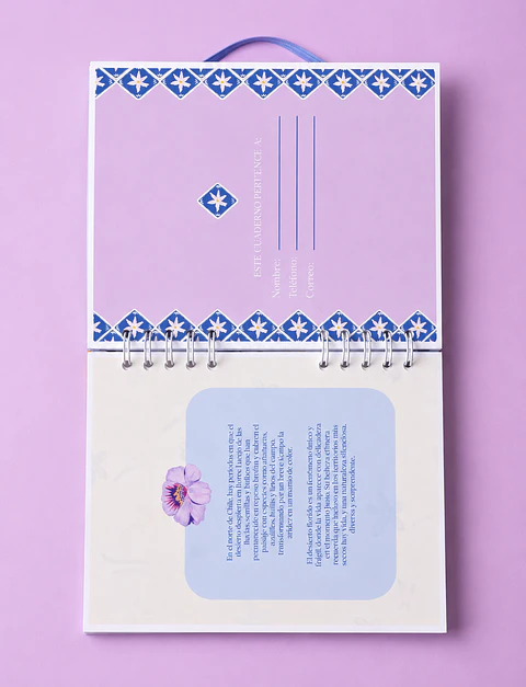 Cuaderno Desierto Florido