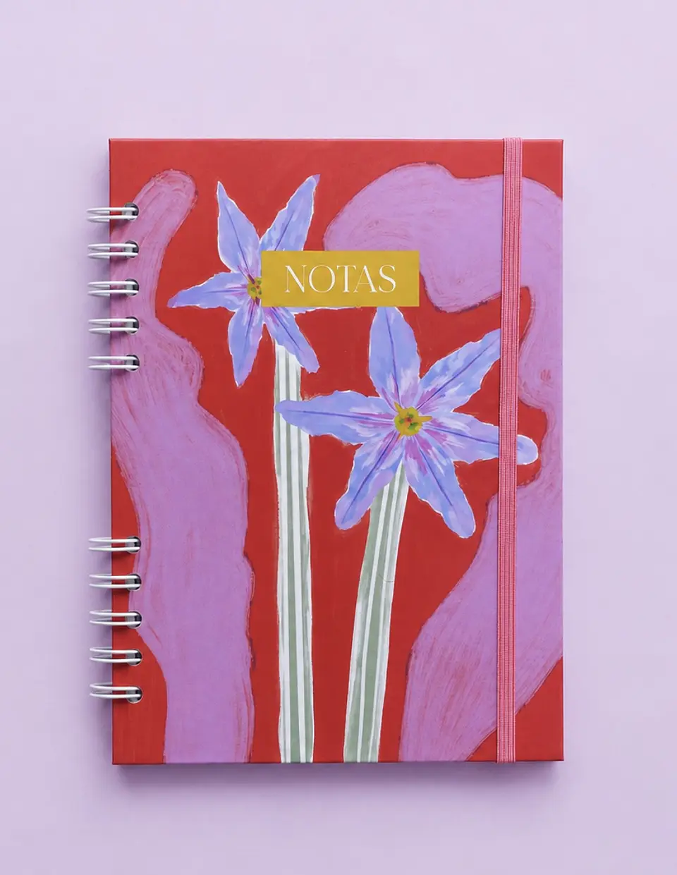 Cuaderno Flor Huilli Naranja 1