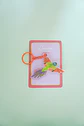 Llavero Loros Rosado - Miniatura 1