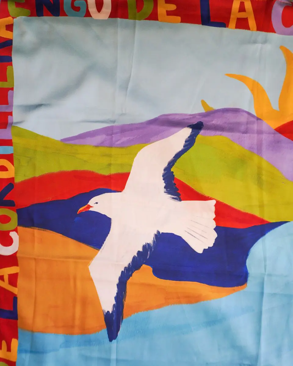 Pañuelo De la Cordillera al Mar 70 x 70 cm. 2