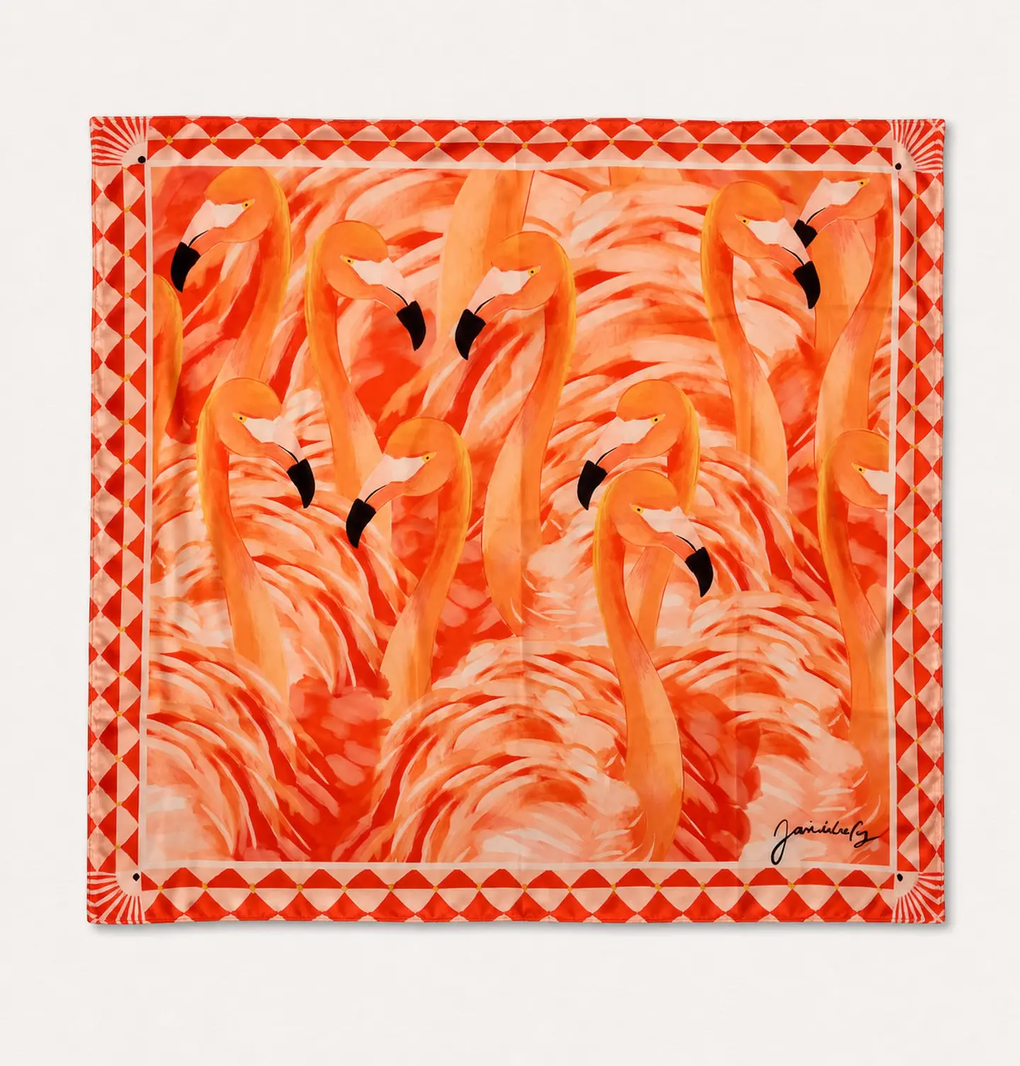 Pañuelo Flamenco 70 x 70 cm. 1