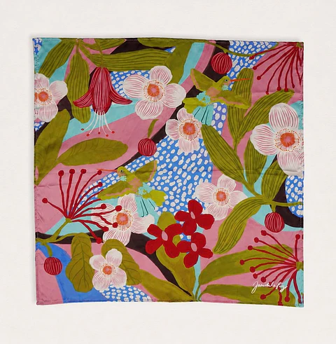Pañuelo Colibrí 70 x 70 cm.
