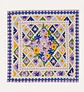 Pañuelo Flores del Desierto 70 x 70 cm. - Miniatura 1