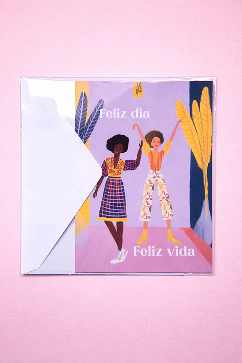 Tarjeta Mujeres Bailando
