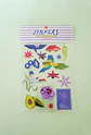 Stickers Transferibles Blanco-Morado - Miniatura 1