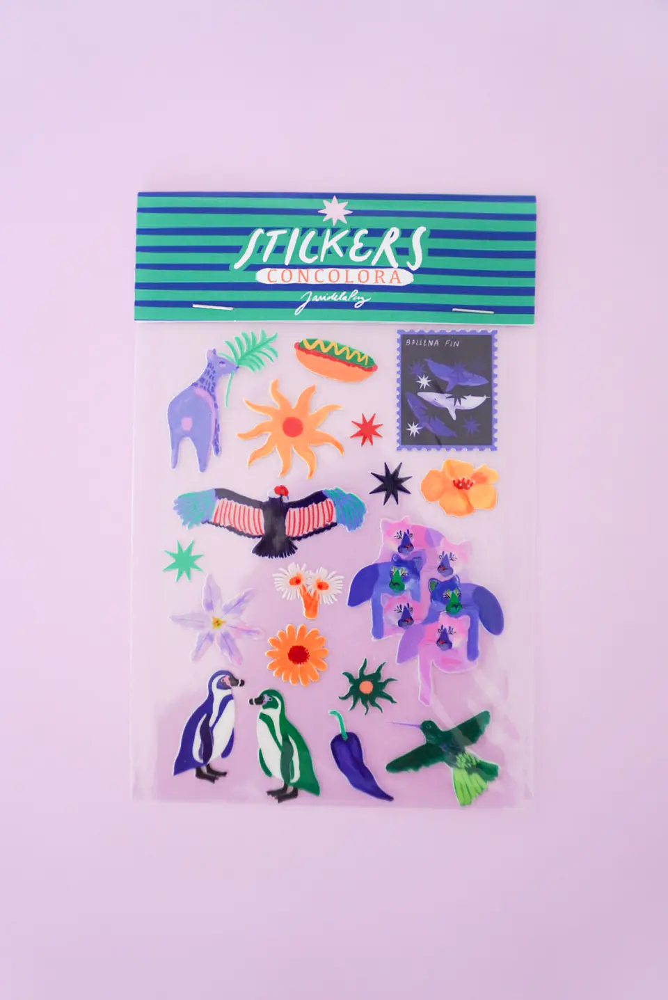 Stickers Transferibles Verde-Azul 3