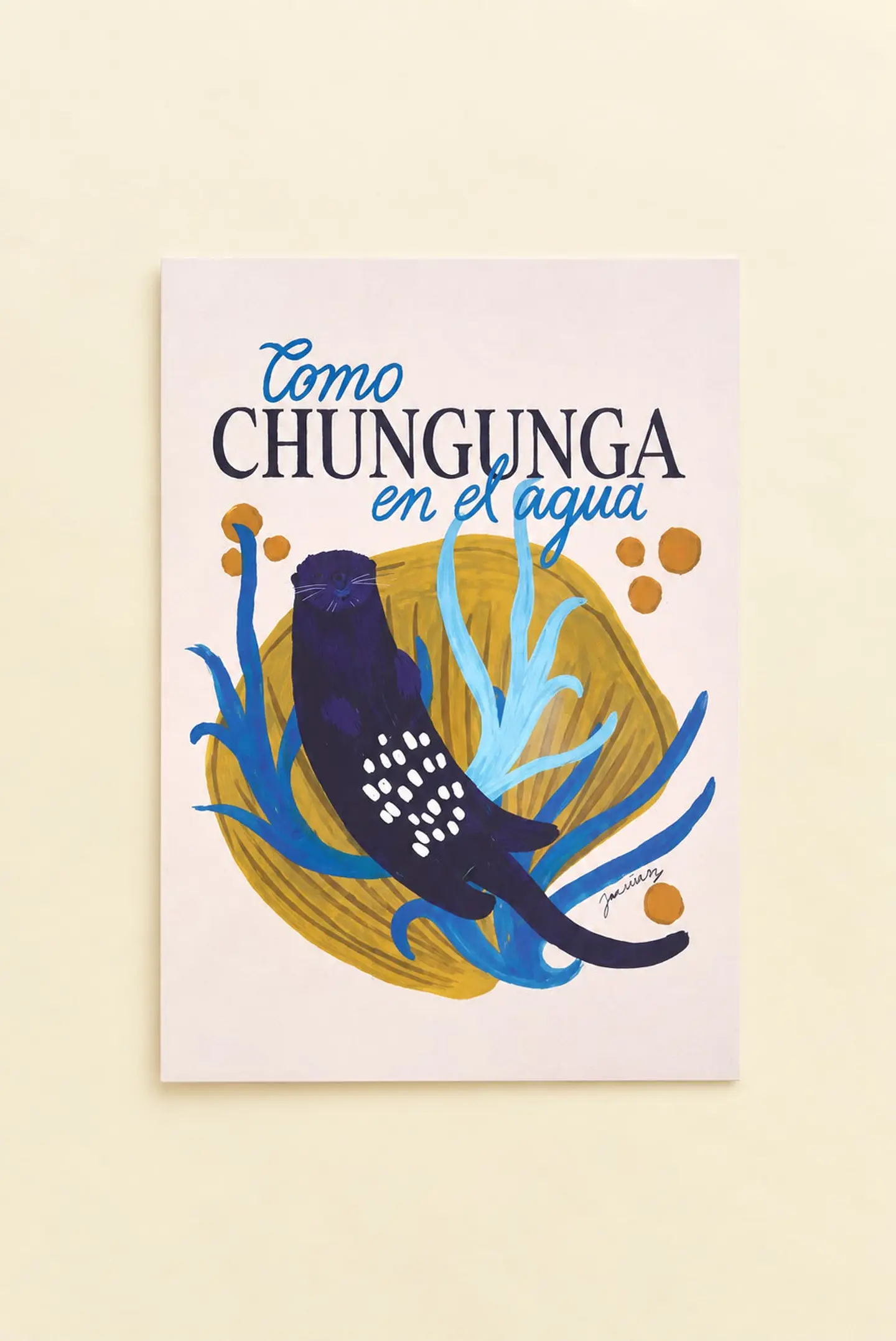 Postal Chungunga en el Agua 1