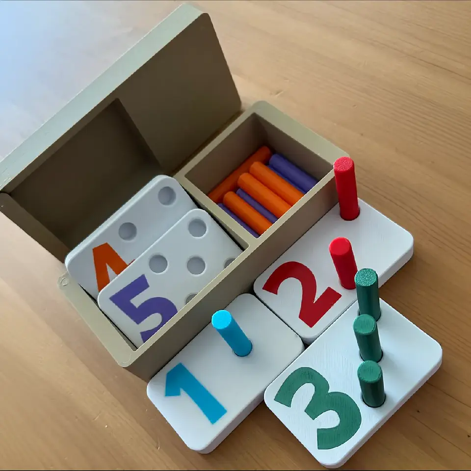 Juego numérico montessori 1