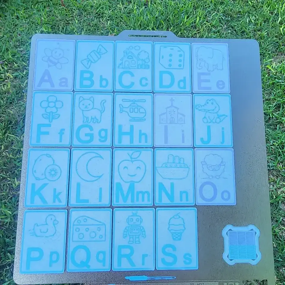 Juego de alfabeto pictográfico 1