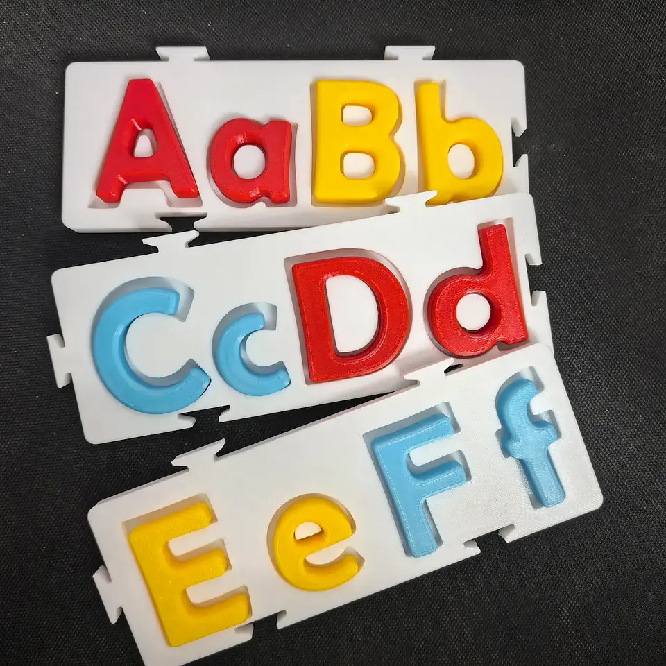 Panel de letras Montessori 1