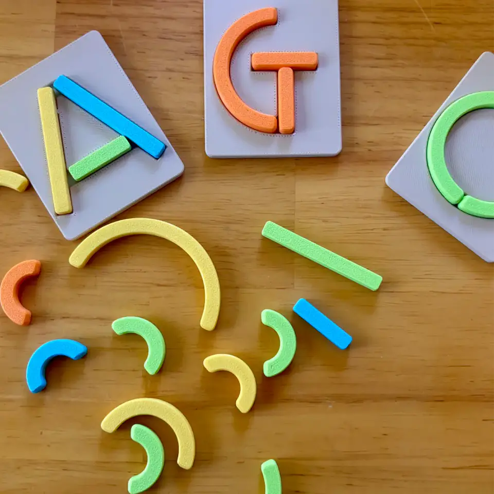 Plantillas para formar letras 2