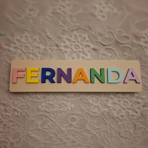 Puzzle de nombre personalizado
