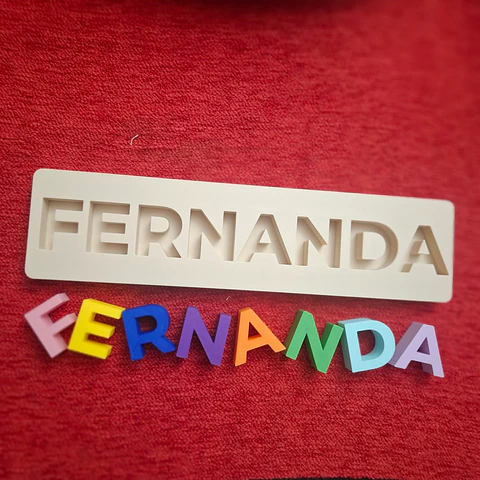 Puzzle de nombre personalizado