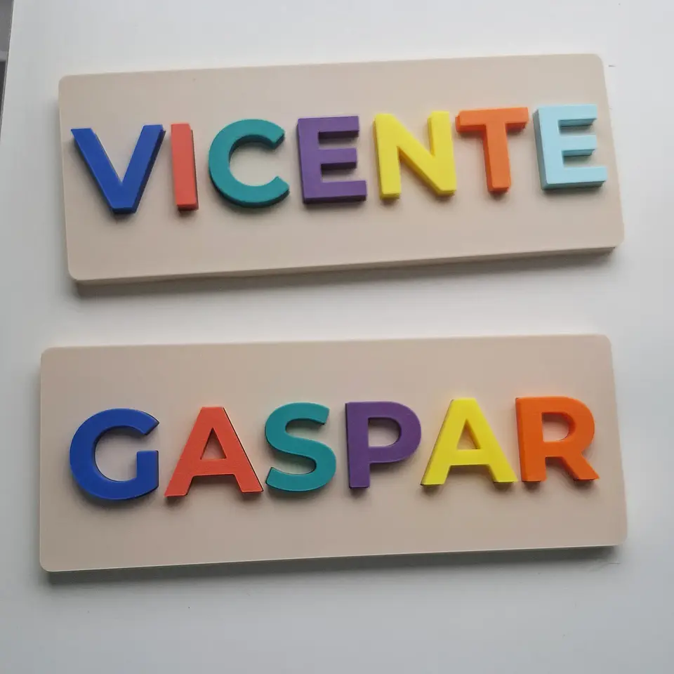 Puzzle de nombre personalizado 5
