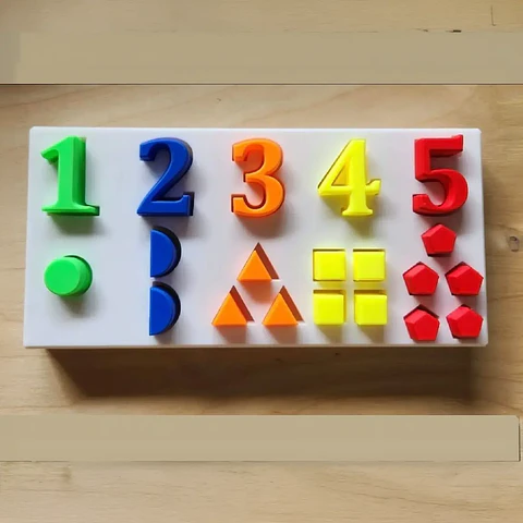 Juego encaje numérico