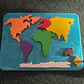 Puzzle mapa continentes - Miniatura 1