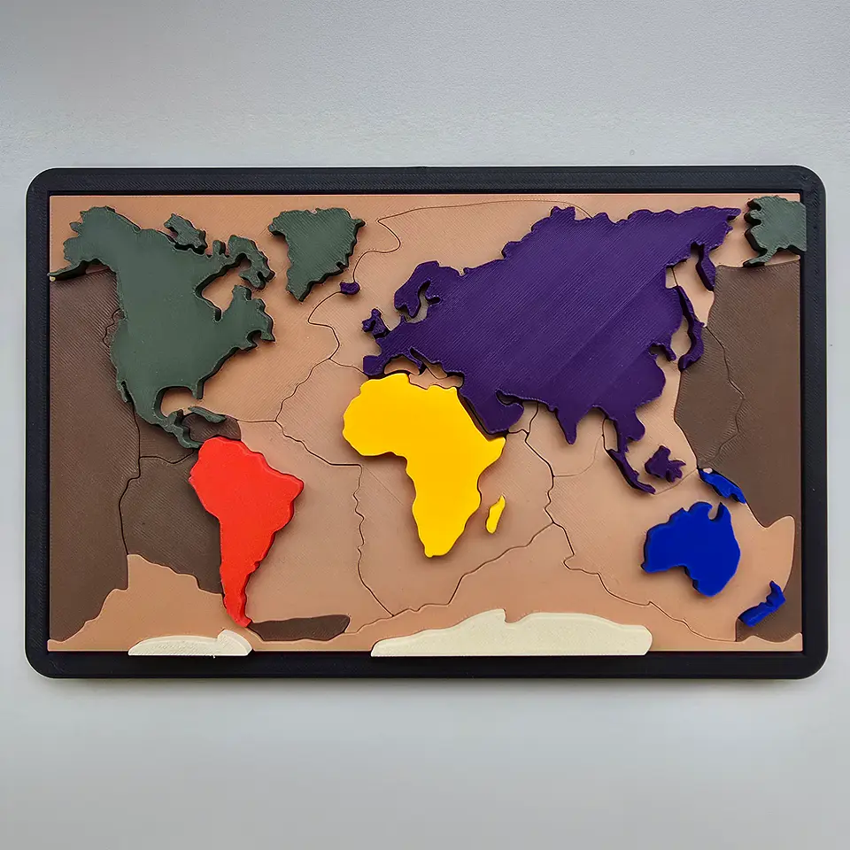Puzzle mapa de placas 2