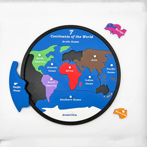 Puzzle mapa del mundo